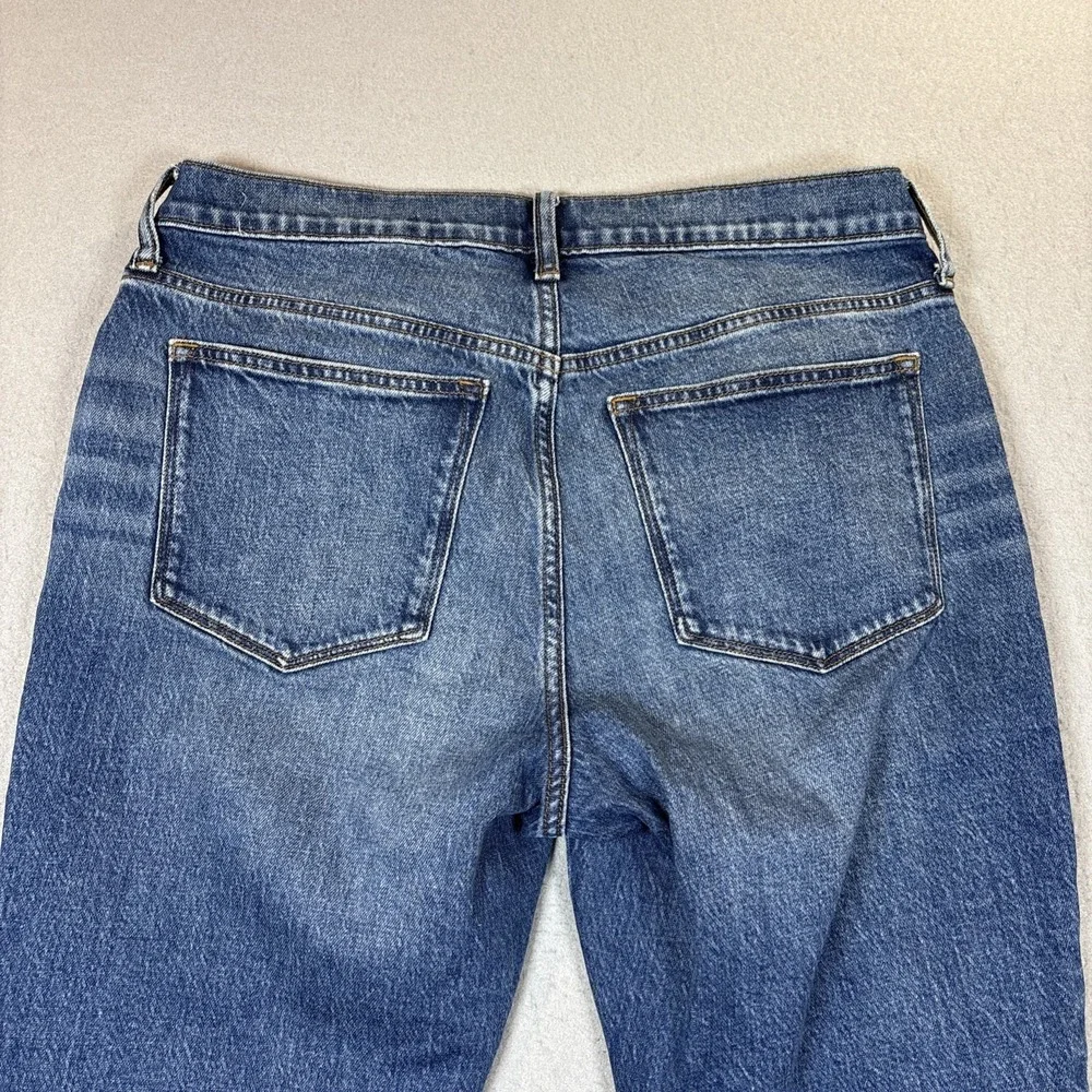 J. Crew Women's Size‎ 29 Slim Boyfriend Straight Leg Jeans Cropped Raw Hem